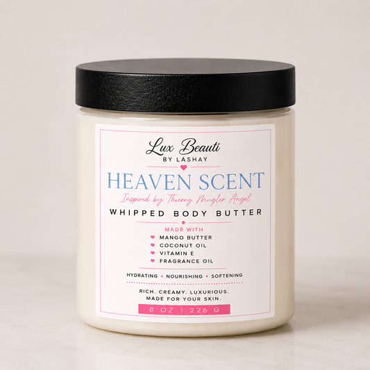 Heaven Sent Whipped body butter. Inspired by Thierry Mugler Angel